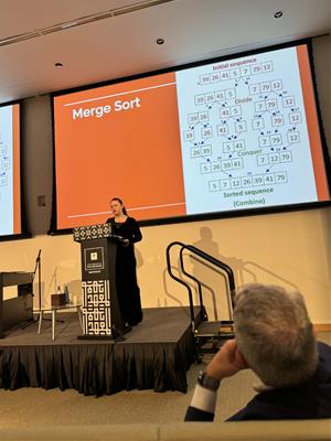 Abu Dhabi convida Laura Farré Rozada a explicar la seva tesi sobre música i matemàtiques