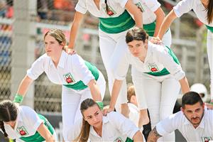 Actuació dels Falcons de Vilafranca el passat diumenge a Montmeló