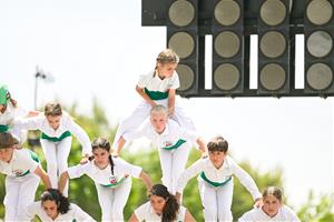 Actuació dels Falcons de Vilafranca el passat diumenge a Montmeló