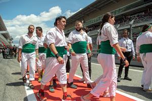 Actuació dels Falcons de Vilafranca el passat diumenge a Montmeló