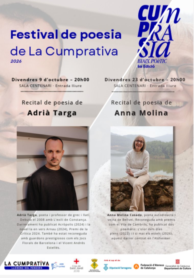 6a edició del Festival de Poesia «CUMPRASIA, BIAIX POÈTIC».