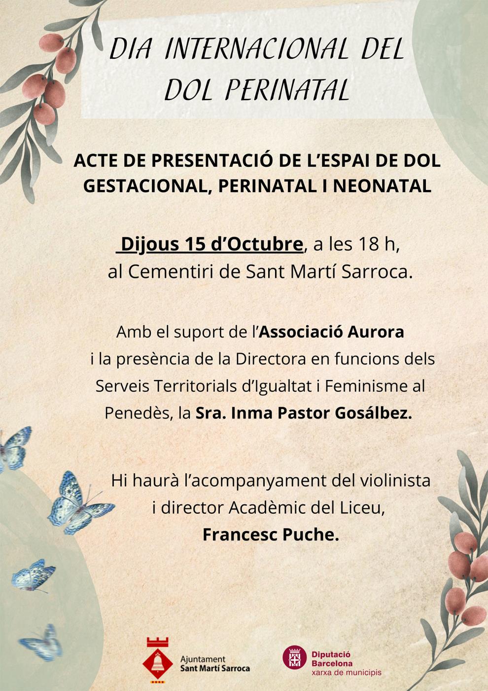 Presentació de l’Espai de Dol Perinatal