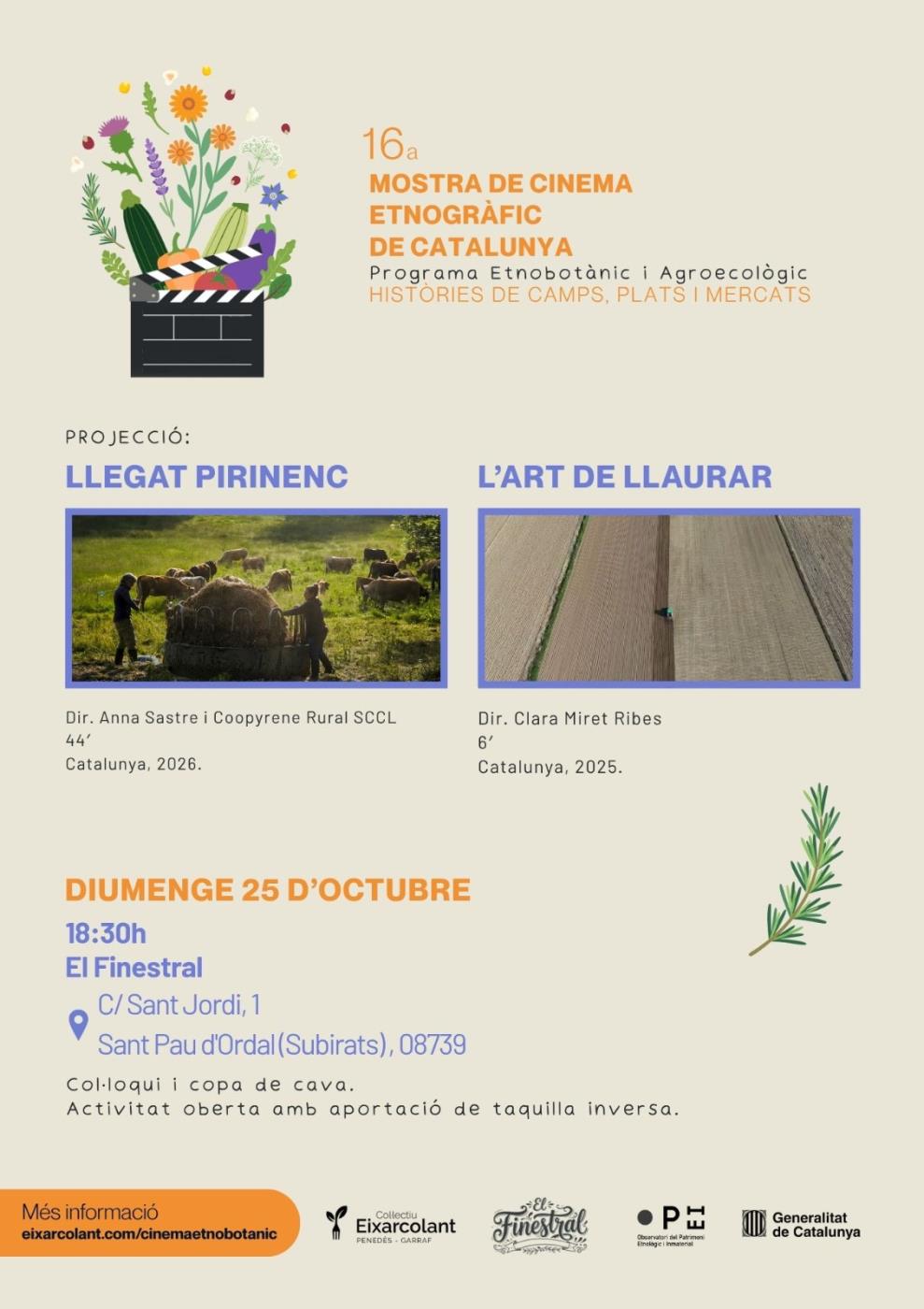 Mostra de Cinema Etnobotànic i Agroecològic 