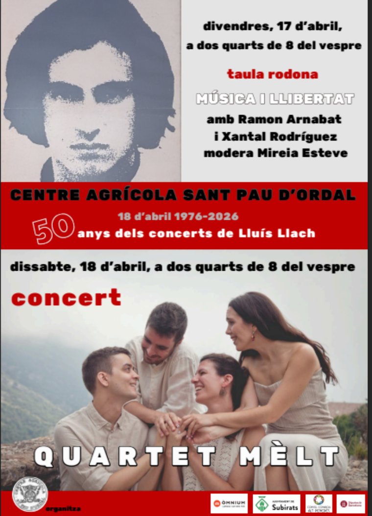 50 anys del doble Concert d’en Lluís Llach a Sant Pau d’Ordal