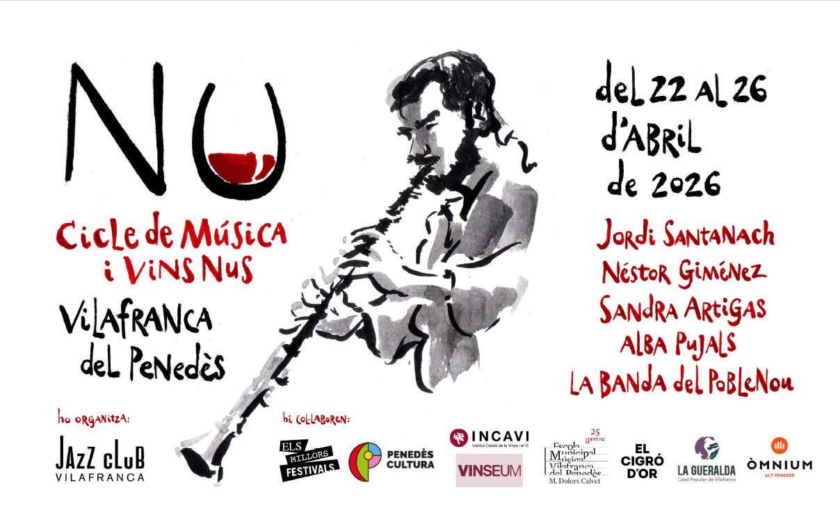 5a. edició del NU, el Cicle de Música i Vins Nus