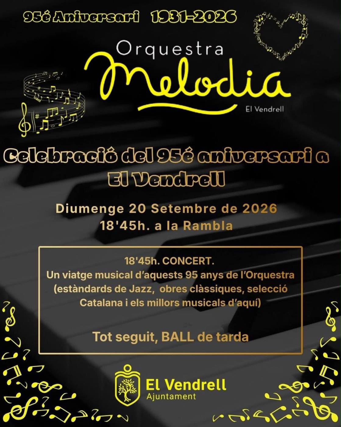 95è aniversari de l’Orquestra Melodia