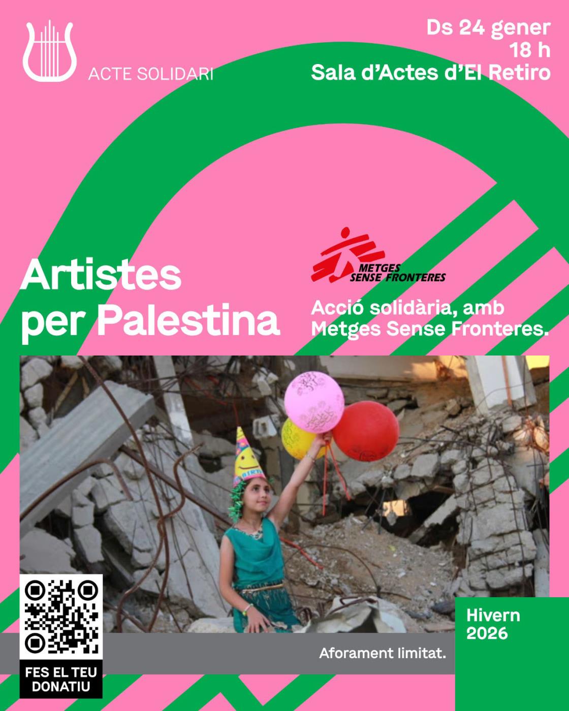 Acte solidari amb Metges sense fronteres