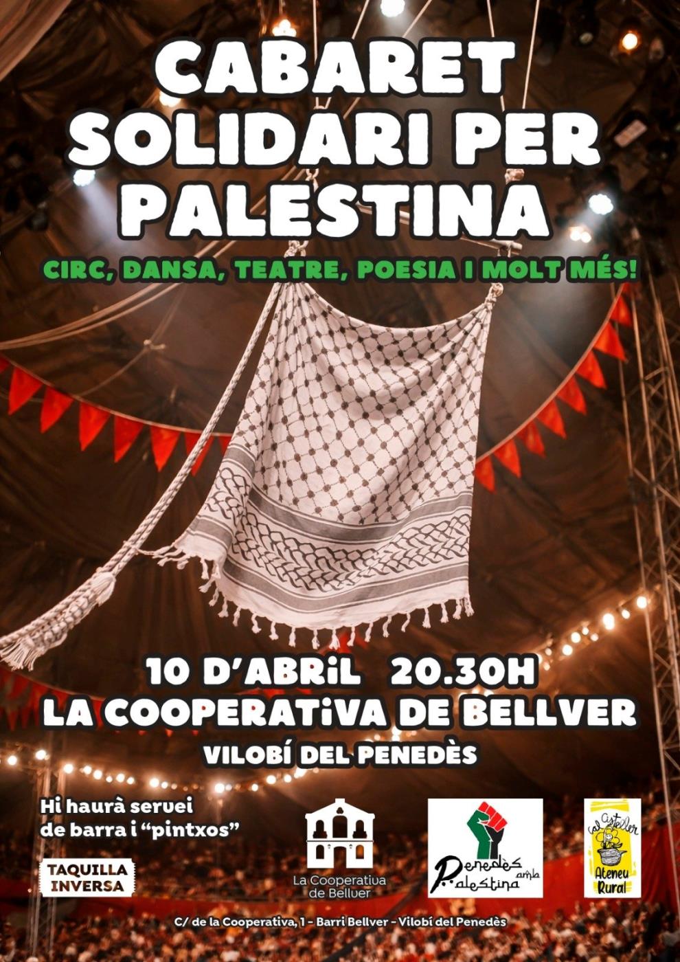 Cabaret solidari per Palestina