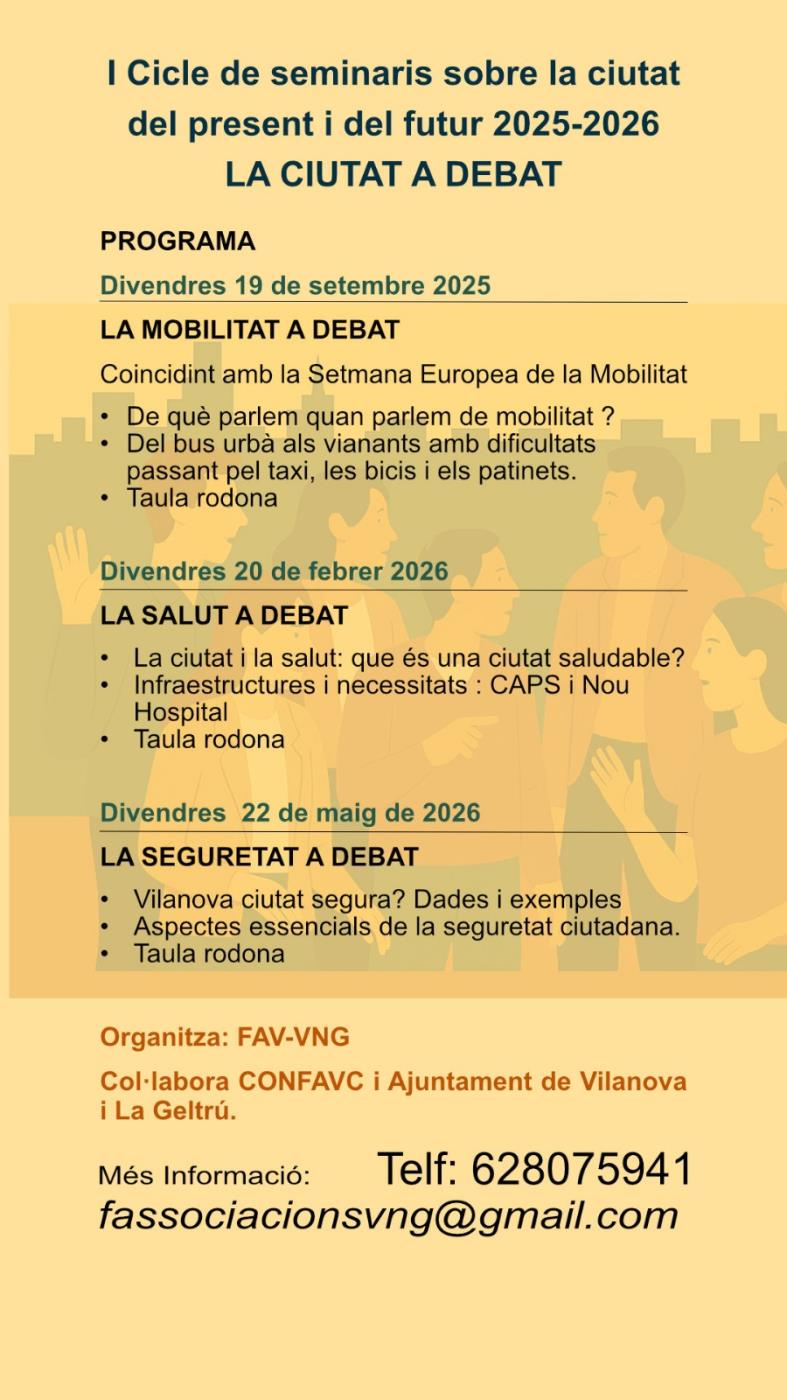 Ciutat a Debat: Vilanova és una ciutat segura? 