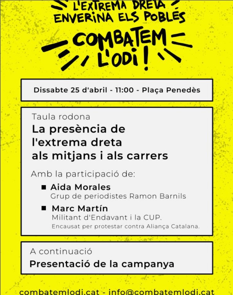 Combatem l’odi