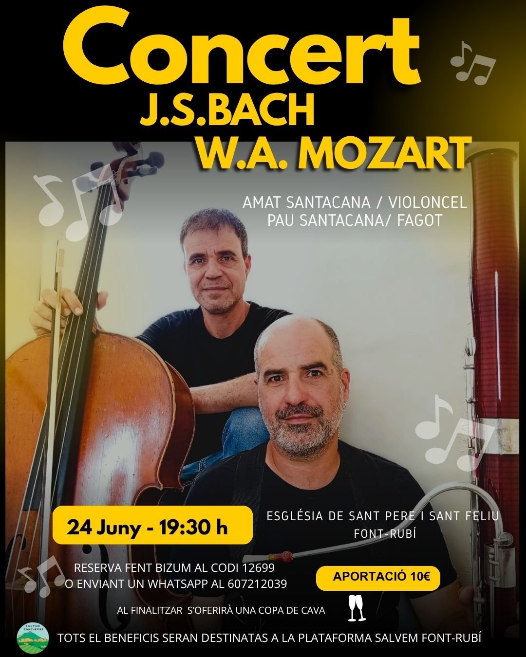Concert de Bach i Mozart a l'església de Font-rubí