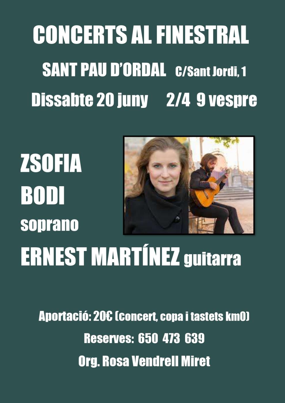 Concet de la soprano hongaresa Zsófia Bódi