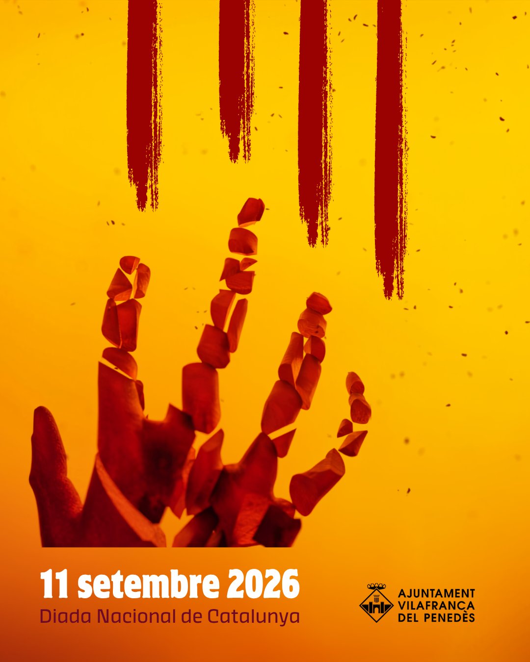 Diada Nacional de Catalunya a Vilafranca del Penedès