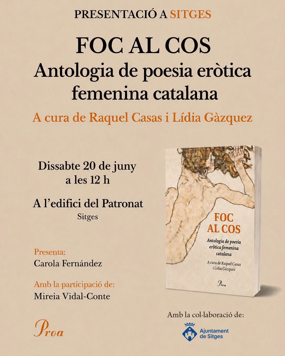 El Patronat acull la presentació del llibre ‘Foc al cos’