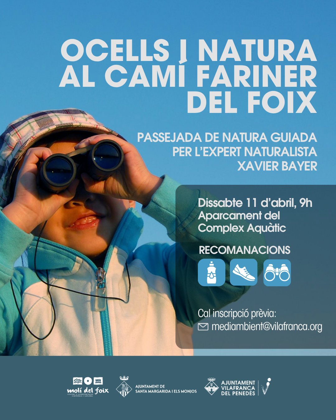 Ocells i natura al camí Fariner del Foix