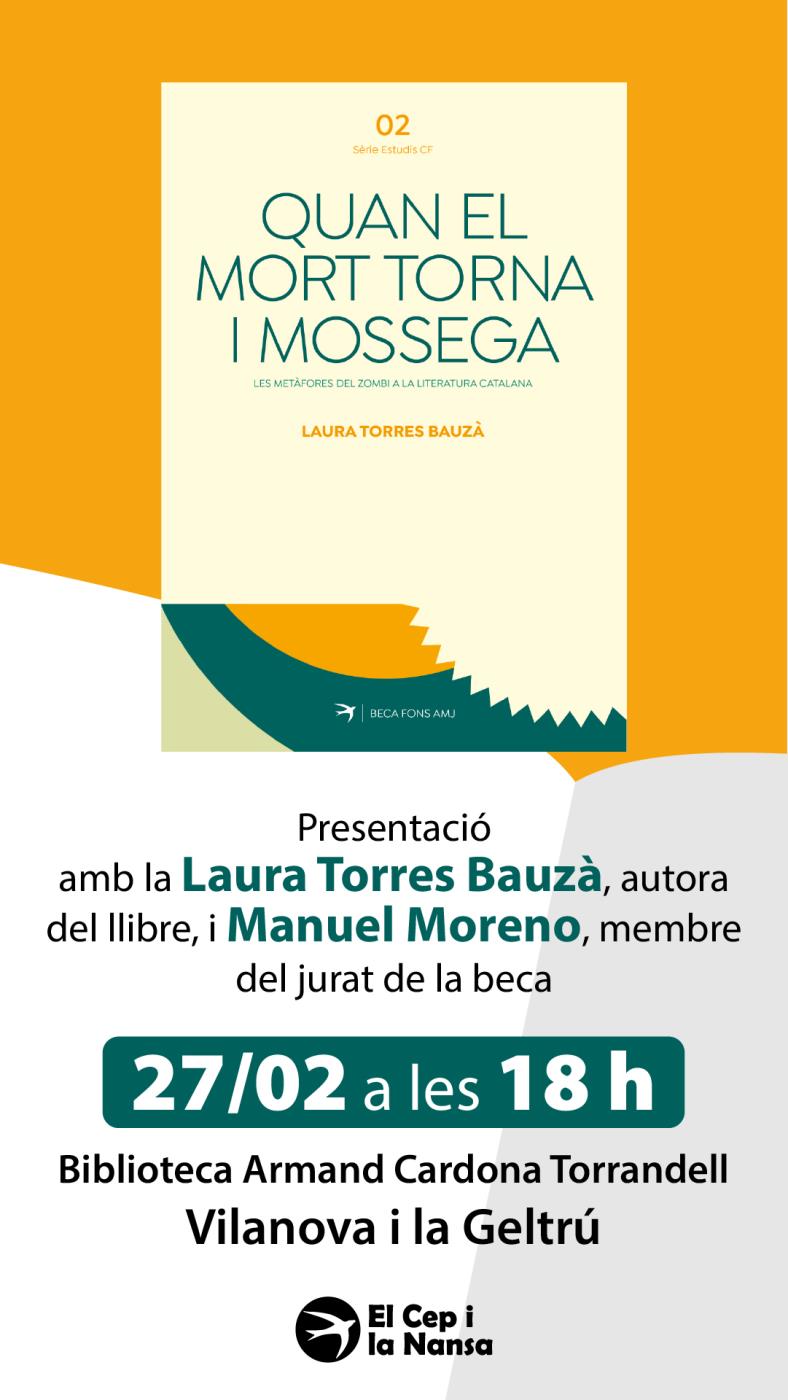 Presentació del llibre de la II beca d’estudis literaris Fons Antoni Munné-Jordà de ciència-ficció 