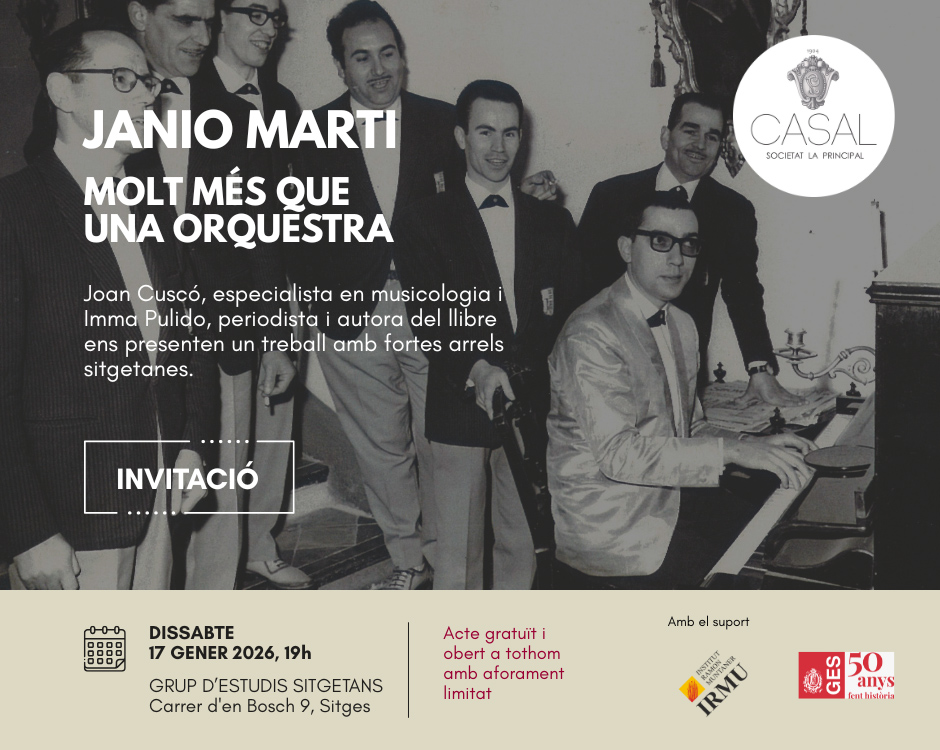 Presentació del llibre 'Janio Martí, molt més que una orquestra'