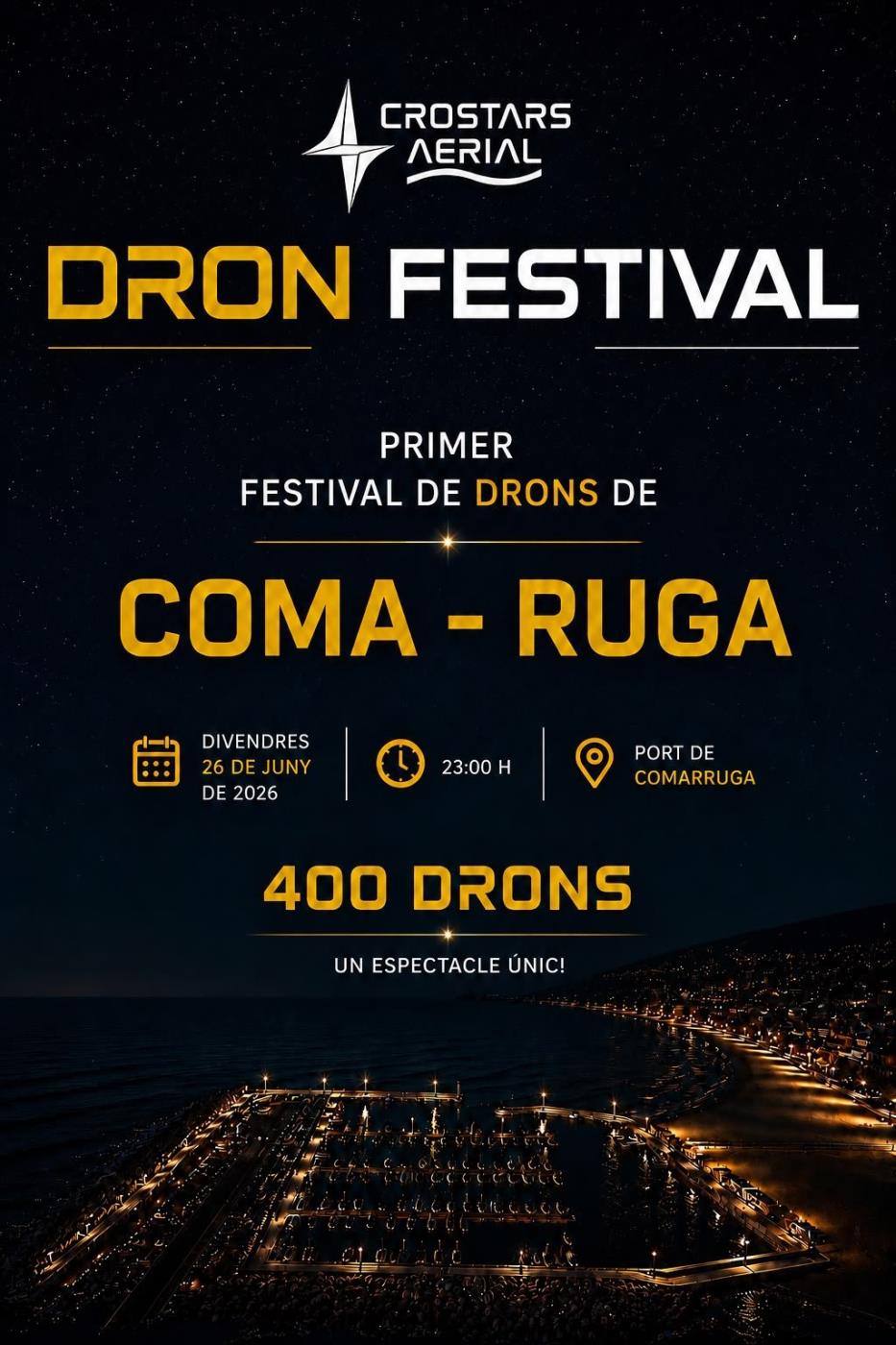 Primer festival de drons a Coma-ruga