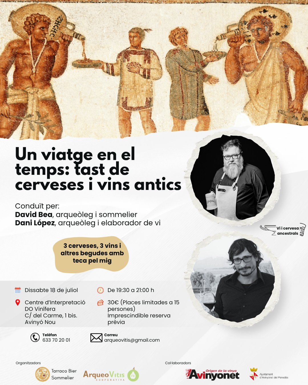 Un viatge en el temps: tast de cerveses i vins antics