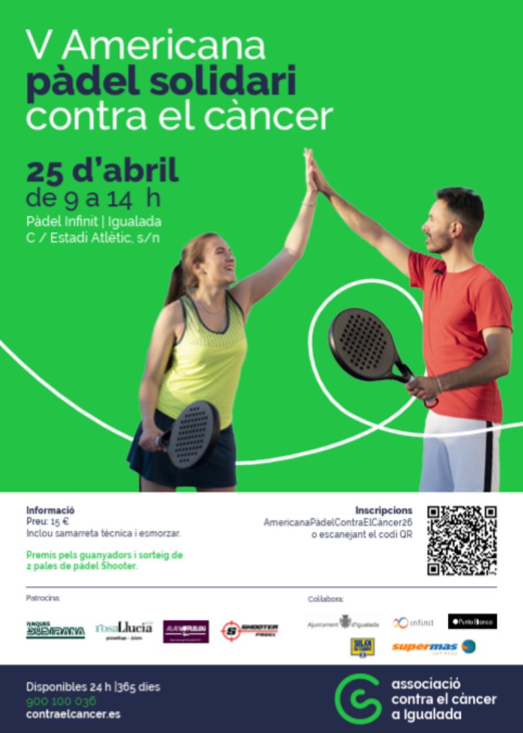 V Americana de Pàdel Solidari contra el Càncer