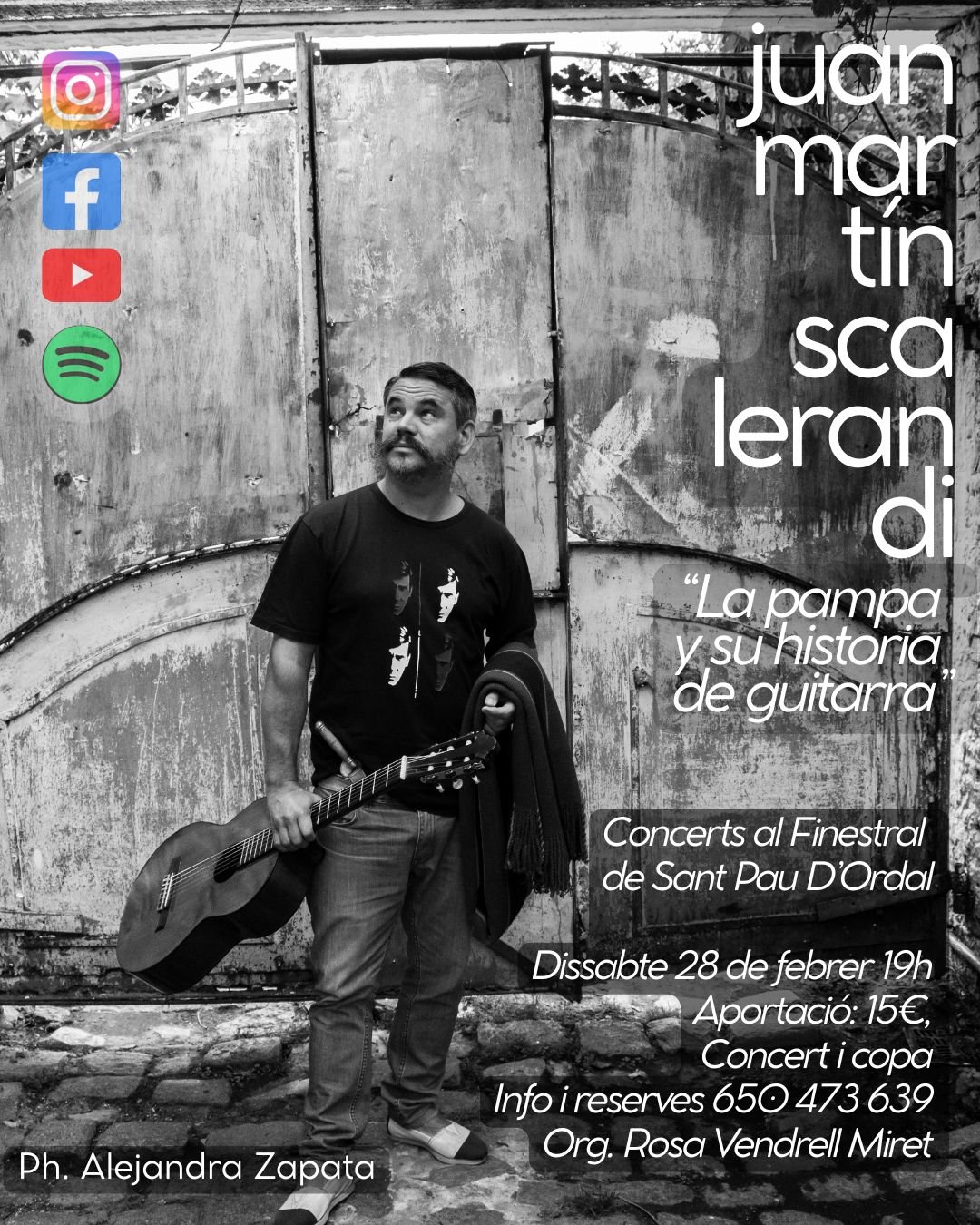 Viatge a la pampa:Juan Martin Scalerandi, en concert