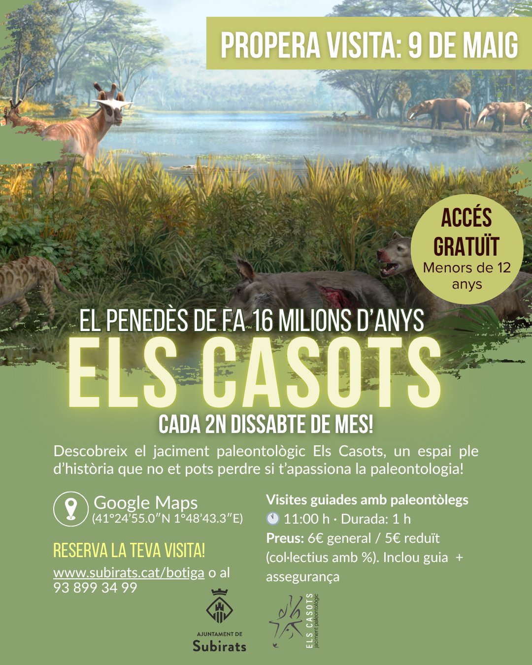 Visita guiada: Jaciment Paleontològic Els Casots