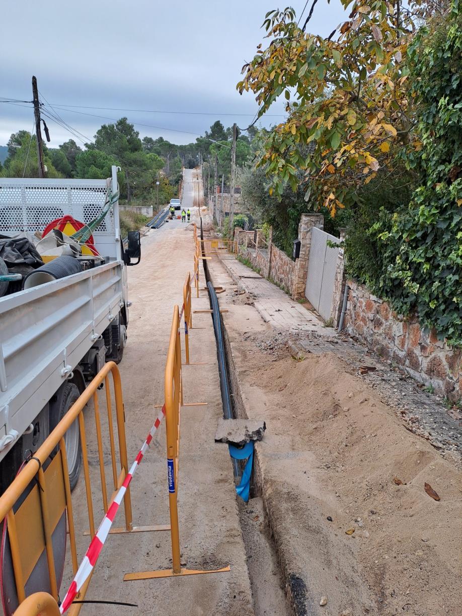 Aigua de Rigat millora la xarxa d’aigua d’Òdena i la Torre de Claramunt . Aigua de Rigat