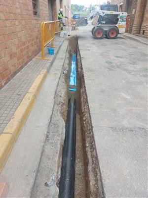 Aigua de Rigat millora la xarxa d’aigua d’Òdena i la Torre de Claramunt 