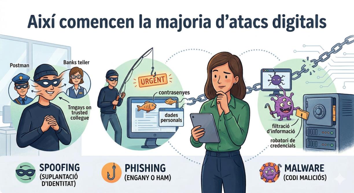Així comencen la majoria d’atacs digitals. Eix