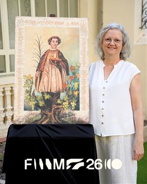 Antònia Bonell presenta una Estampa de Sant Fèlix que posa el patró i el poble al cor de la Festa Major de Vilafranca. EIX