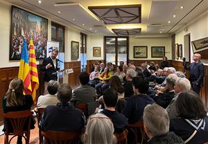 Assemblea oberta de la militància de Junts per Catalunya. Eix