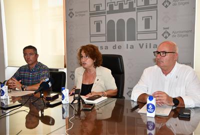 Aurora Carbonell reestructura el govern minoritari de Sitges després de la sortida de Verds ECP. Ajuntament de Sitges