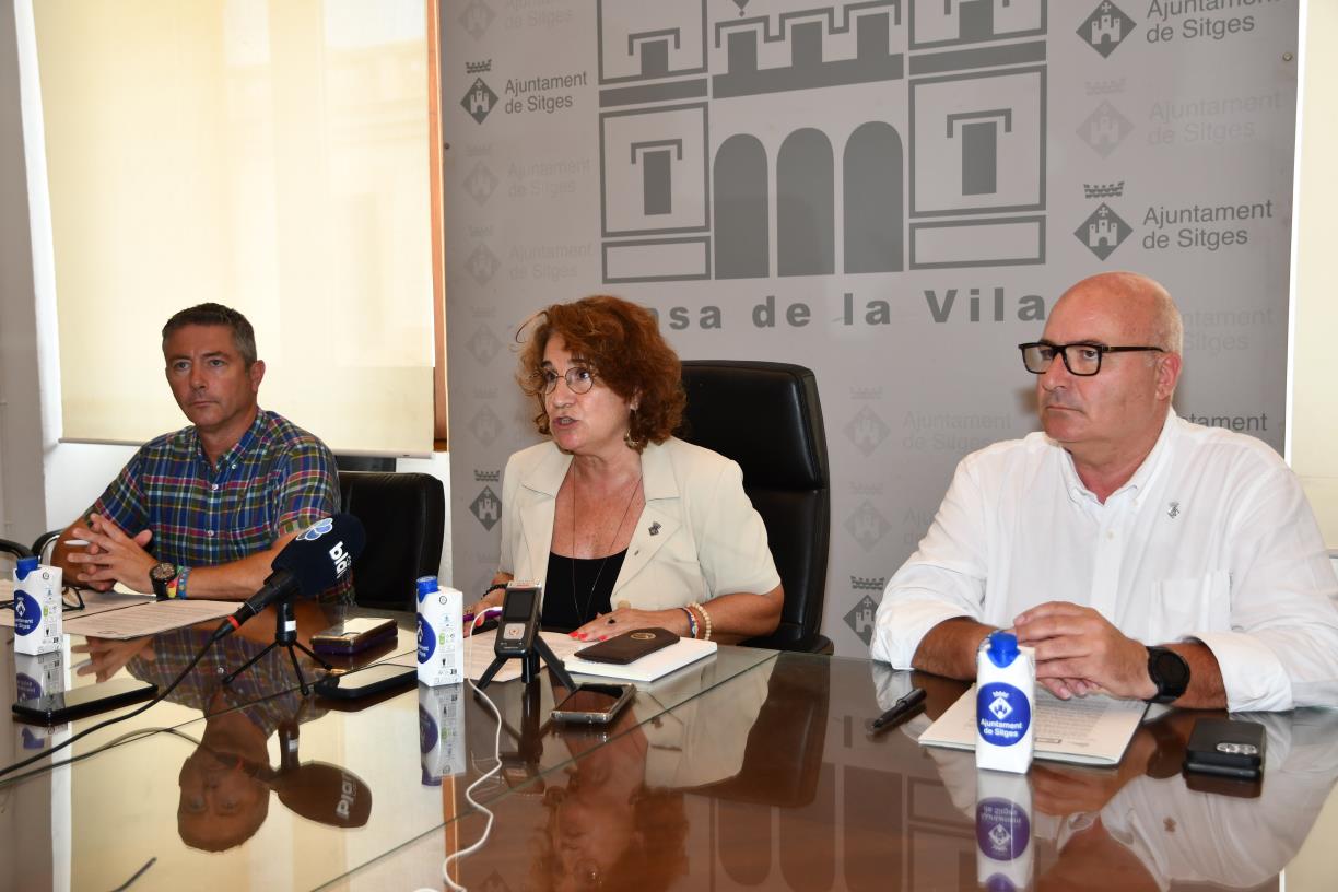Aurora Carbonell reestructura el govern minoritari de Sitges després de la sortida de Verds ECP. Ajuntament de Sitges
