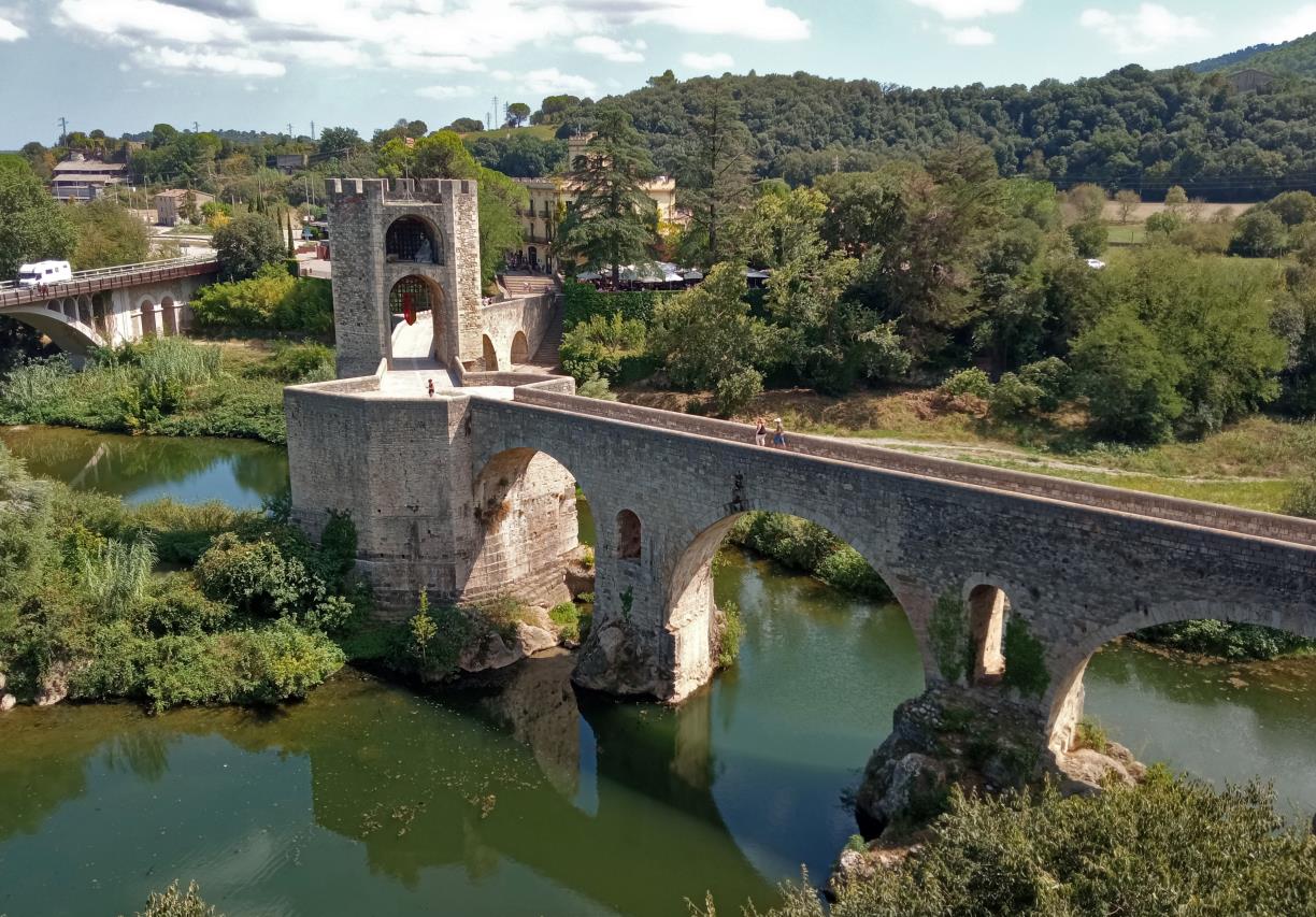 Besalú. Eix