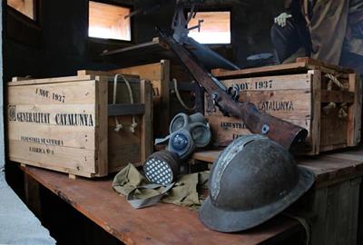 Búnquer de Cunit. Eix