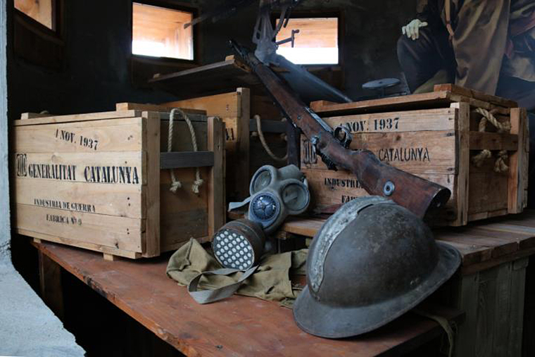 Búnquer de Cunit. Eix