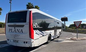 Bus exprés cubelles. Eix