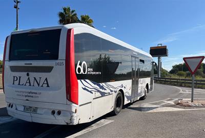 Bus exprés cubelles. Eix