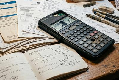 Calculadora espatllada. Eix