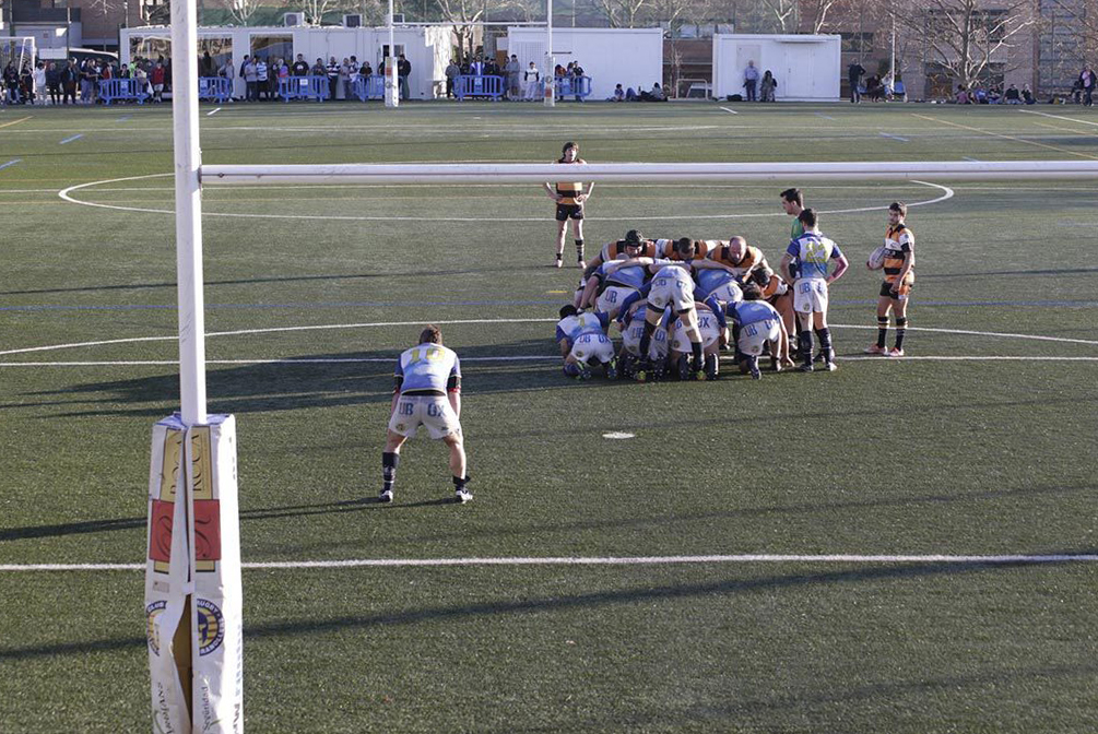 Camp de rugbi Font Verda de Granollers . Eix