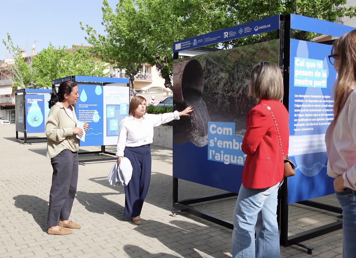 Canyelles acull l’exposició “Operació Aigua” per conscienciar sobre la cura dels recursos hídrics. Veolia