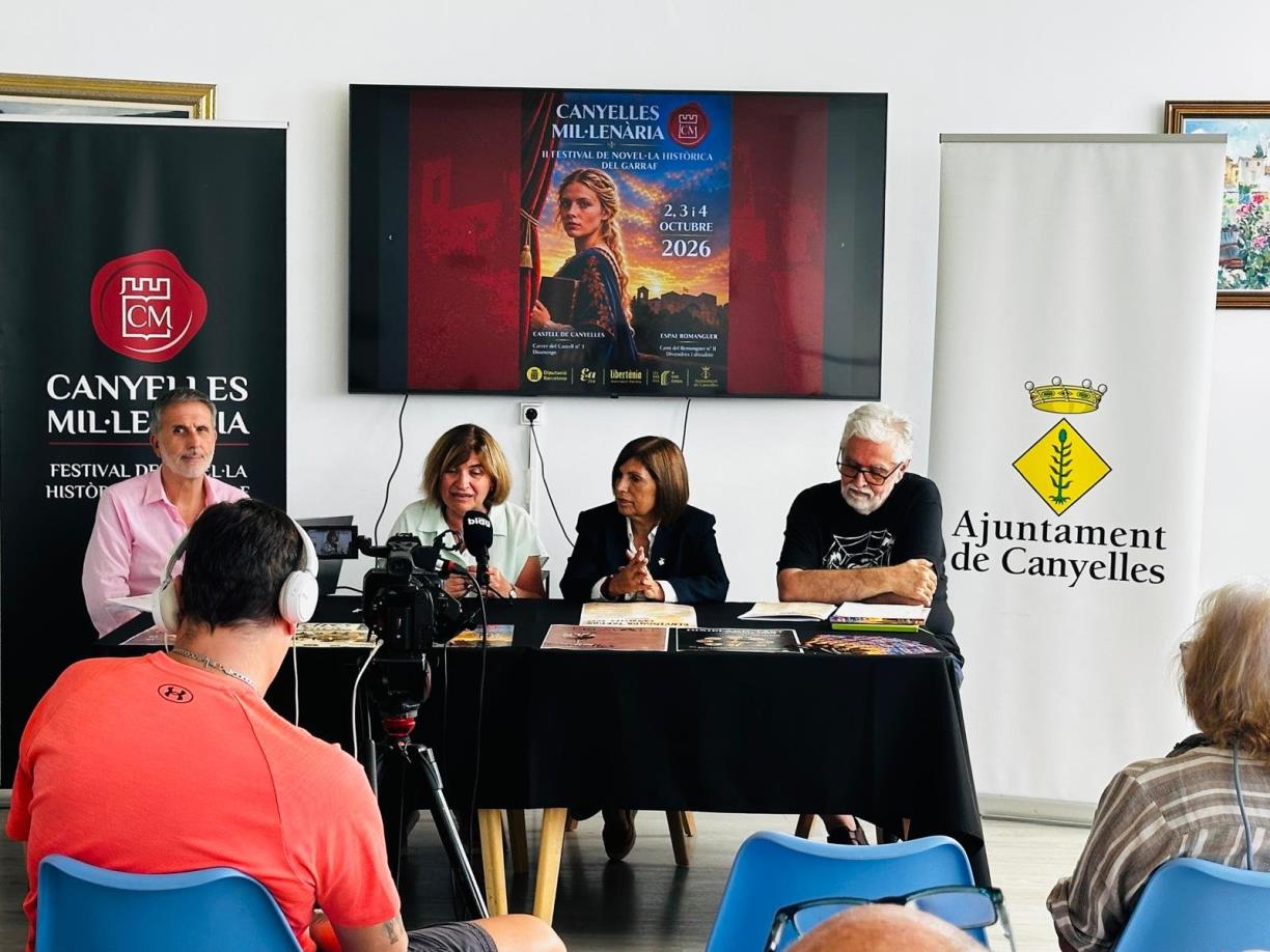 Canyelles Mil·lenària arriba al Castell i tindrà a l'escriptor i periodista John Carlin com a gran protagonista. Ajuntament de Canyelles