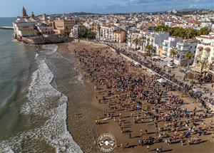 Capbussada a Sitges per donar la benvinguda al 2026