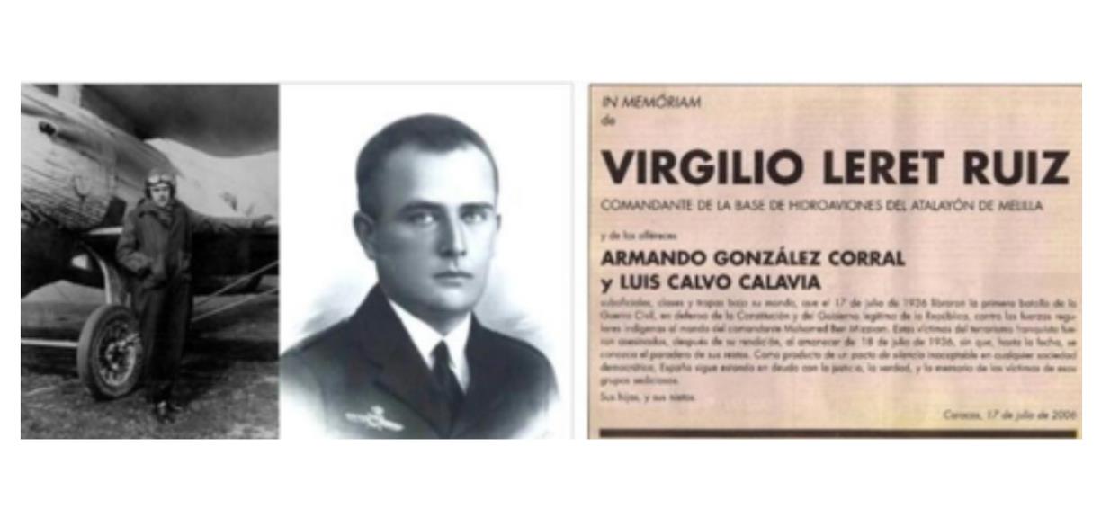 Capità Virgilio Leret Ruíz. Eix