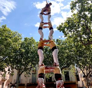 Carregada de la Tde7 dels Bordegassos de Vilanova. Laia Cruells