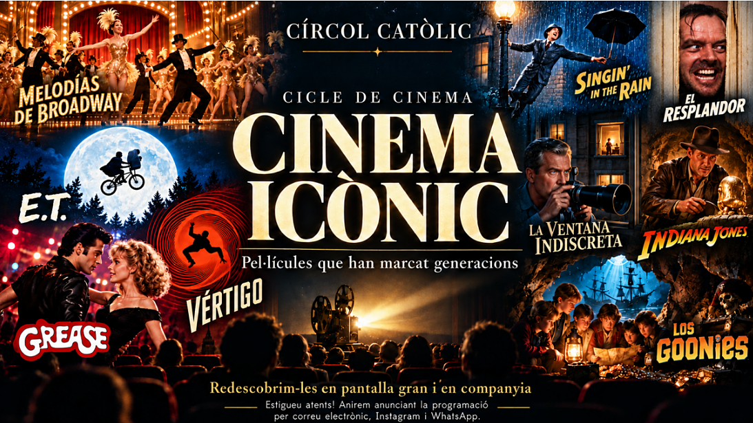 Cartell cinema icònic. Eix