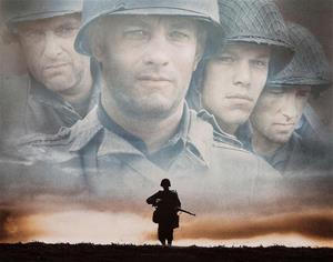 Cartell de la pel·licula 'Salvem el soldat Ryan'. Eix