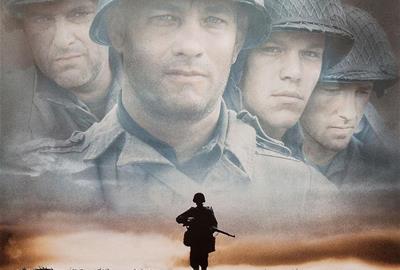 Cartell de la pel·licula 'Salvem el soldat Ryan'. Eix