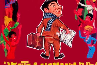 Cartell de la pel·licula 'Vente a Alemania, Pepe'. Eix