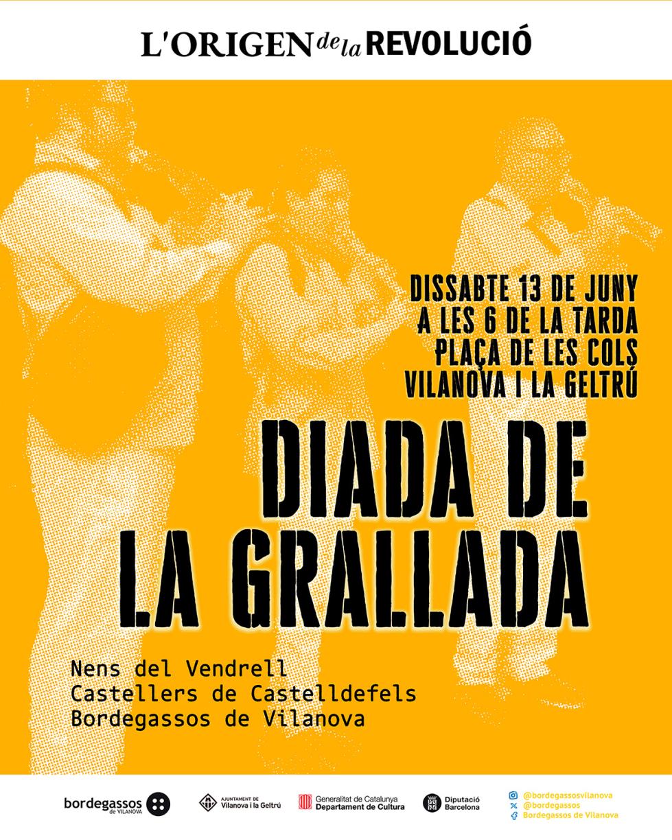 Cartell  Diada de la Grallada. Eix